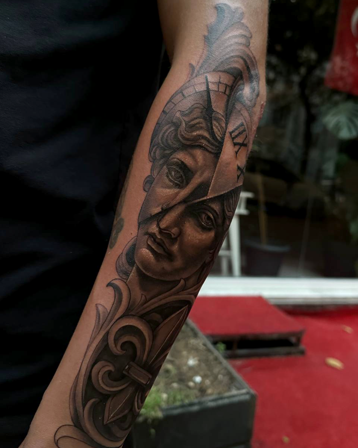 Görkemli aslan realizm detayları. #realismtattoo #liontattoo #tefoink
